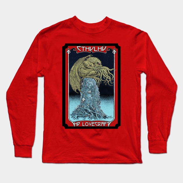 Cthulhu Long Sleeve T-Shirt by foggie32